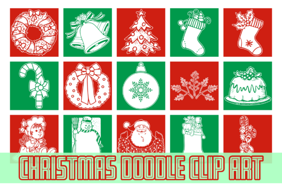 A Christmas Doodle Clip Art Review for Client Projects