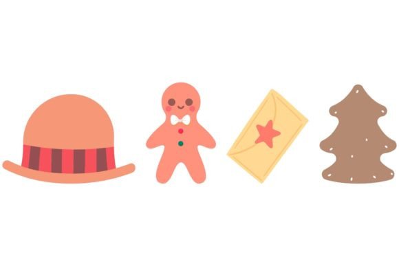 A Christmas Ribbon Art Graphic Asset for Polished Publishing