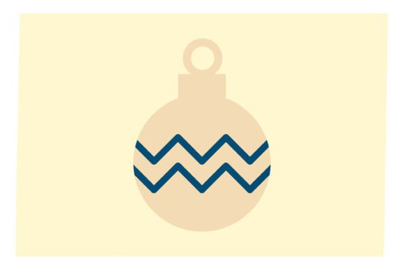 A Christmas Tree Toy Graphic for Editorial Mood and Visual Identity