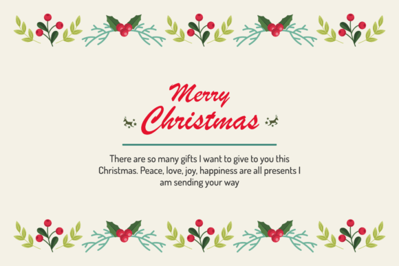 A Cohesive Christmas Card Graphic for Seasonal Branding
