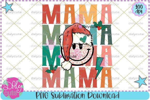 A Distressed Smiley Christmas Graphic for Cozy Crafting