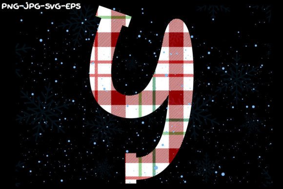 A Festive Alphabet Graphics Set for Holiday Products