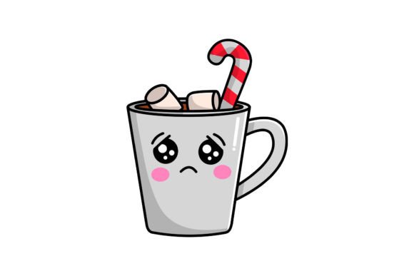 A Festive Mug Design for Illustrations and Graphics