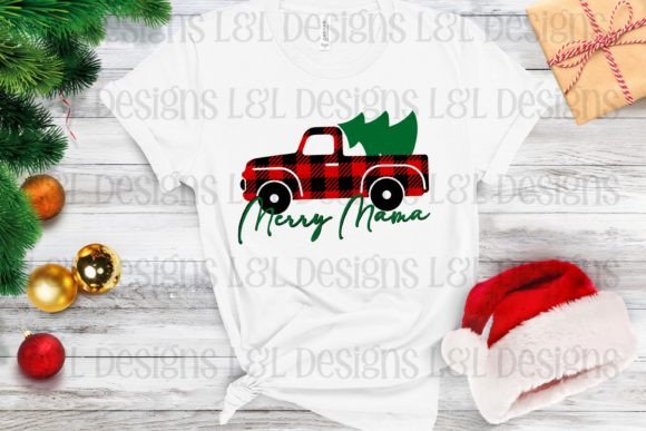 A Pastel Christmas Truck Graphic for Cozy Craft Collections