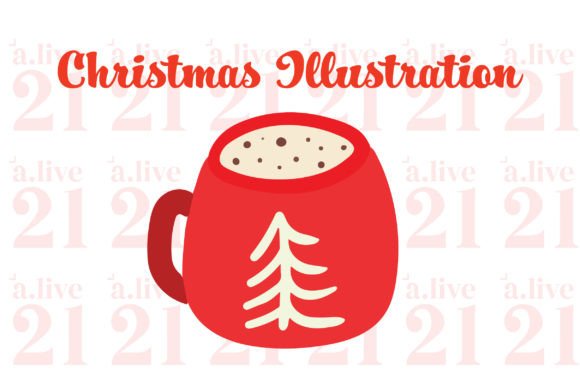 Christmas Mugs Clipart: Graphics for Cozy Branding