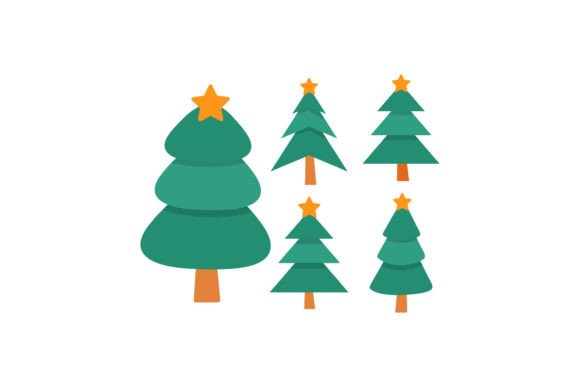 Christmas Tree Winter Graphics for Editorial Publishing