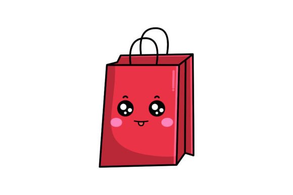 Cute Christmas Character Bag: A Festive Craft Graphics Asset