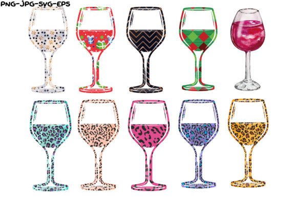Elevating Holiday Marketing with a Christmas Wine Glass Illustration