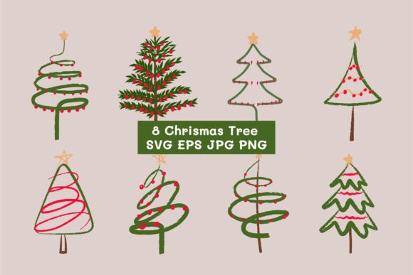 Reviewing Set Christmas Tree SVG for Small Business Branding